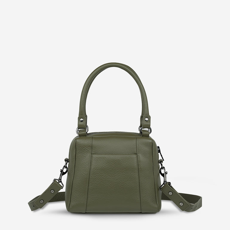 Status Anxiety Mini Mountains Women's Leather Handbag Khaki