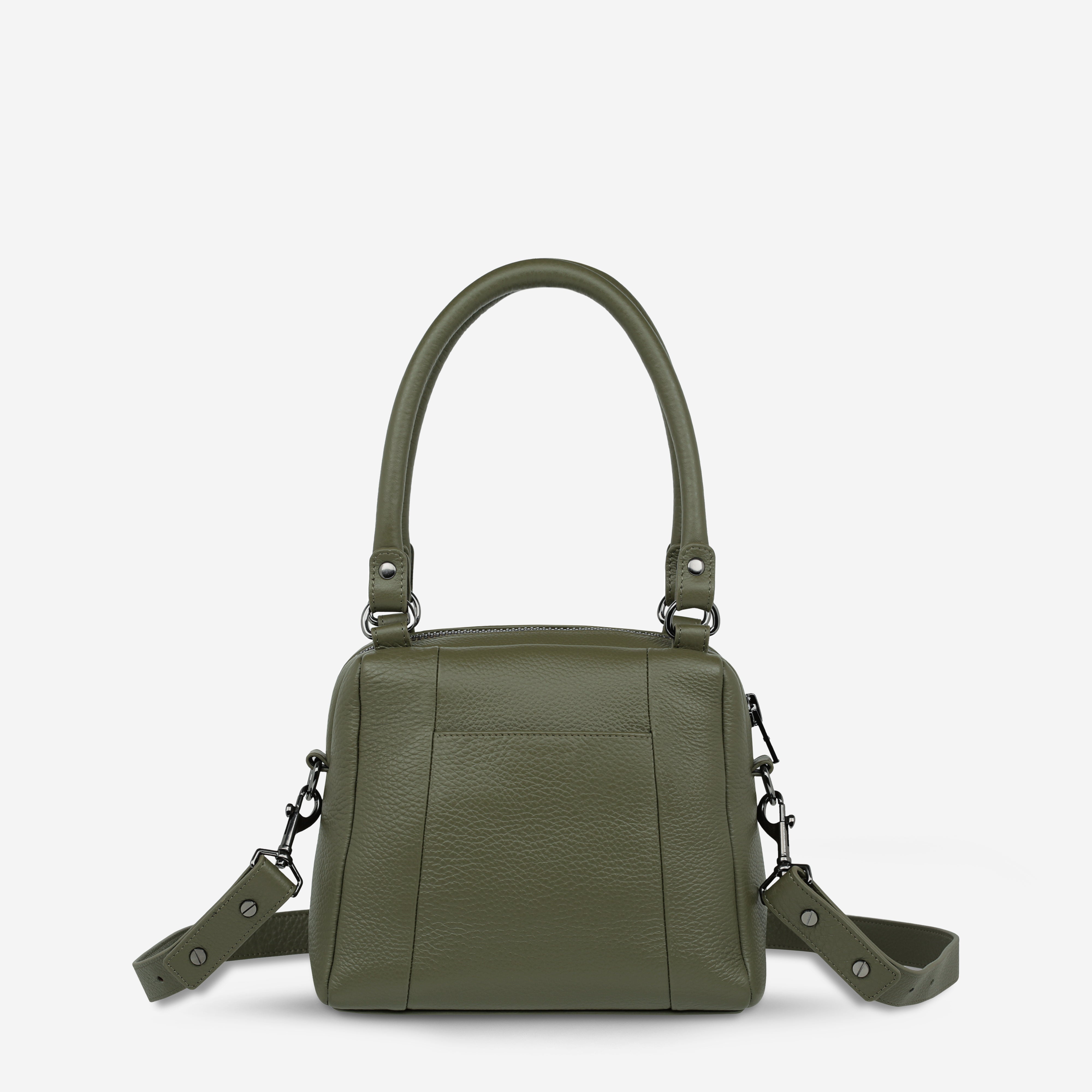 Status Anxiety Mini Mountains Women's Leather Handbag Khaki