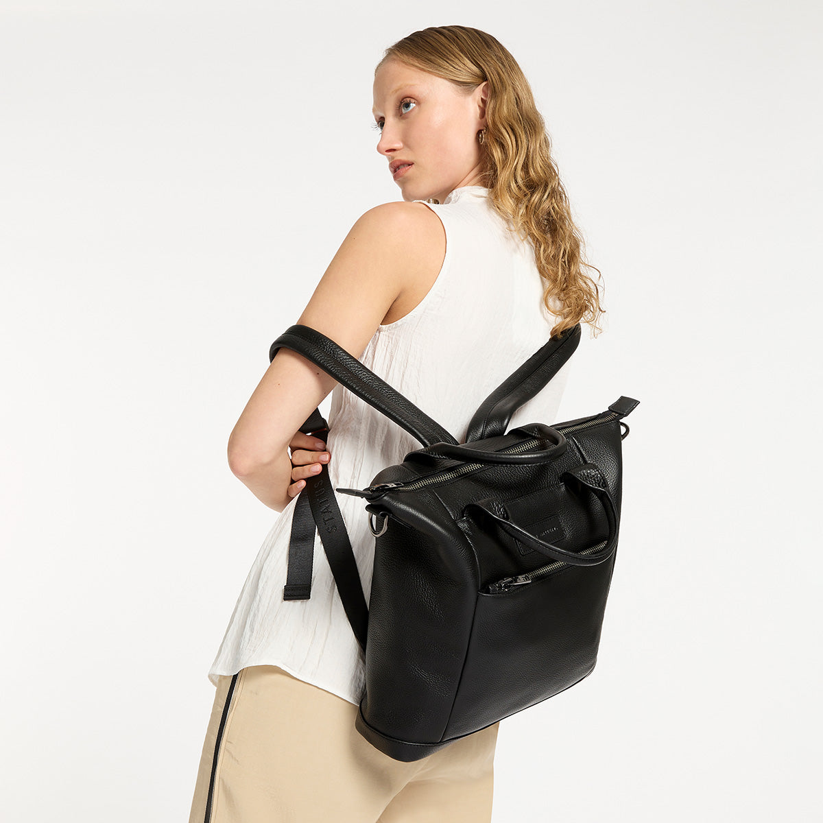 STATUS ANXIETY 2wayバッグ aoi Look Both Ways Leather Bag | Status Anxiety