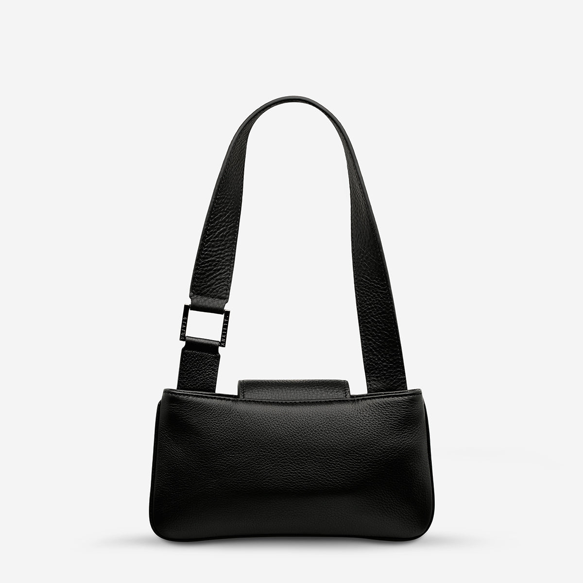 New Beat Black Leather Bag | Status Anxiety®
