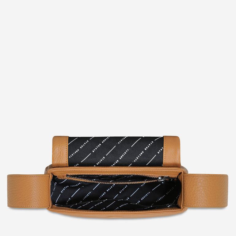Status Anxiety One of these days Women's Leather Bag Tan