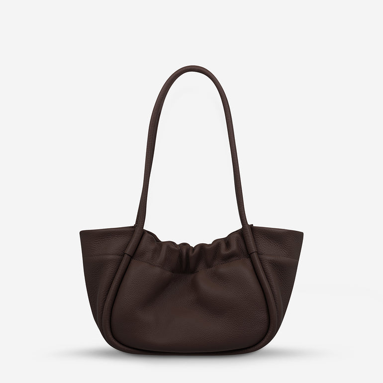 Status Anxiety Ordinary Pleasures Women's Leather Handbag Cocoa