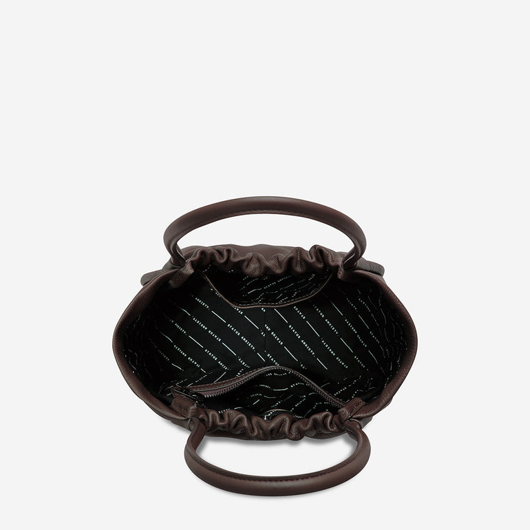 Status Anxiety Ordinary Pleasures Women's Leather Handbag Cocoa