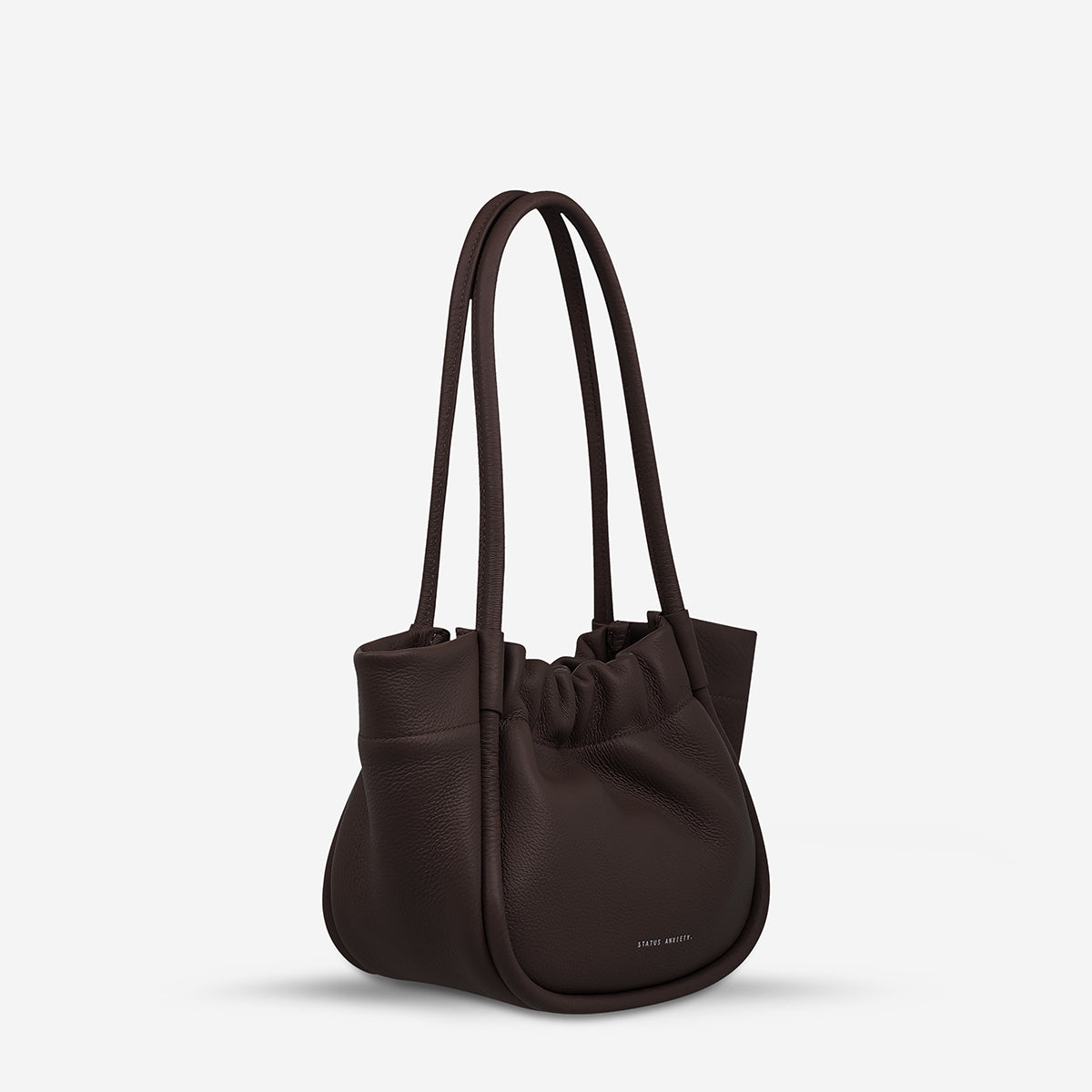 Status Anxiety Ordinary Pleasures Women's Leather Handbag Cocoa