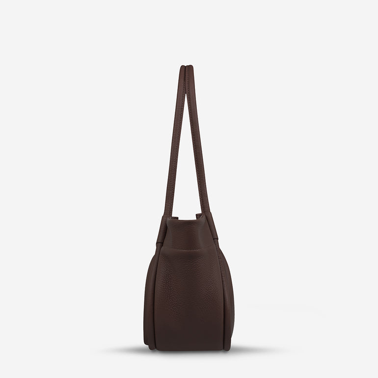 Status Anxiety Ordinary Pleasures Women's Leather Handbag Cocoa