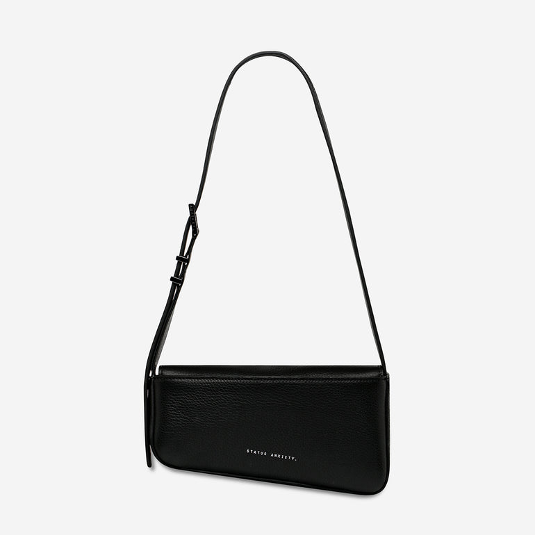 Status Anxiety Overnight Obsession Women's Leather Bag Black