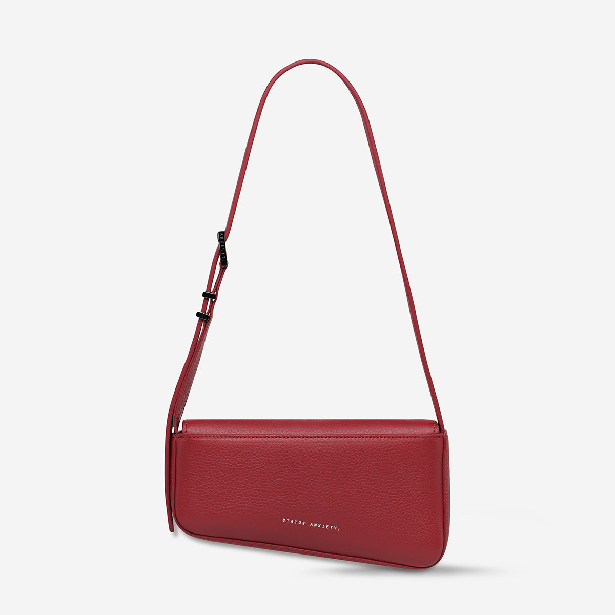 Status Anxiety Overnight Obsession Women's Leather Bag Rouge
