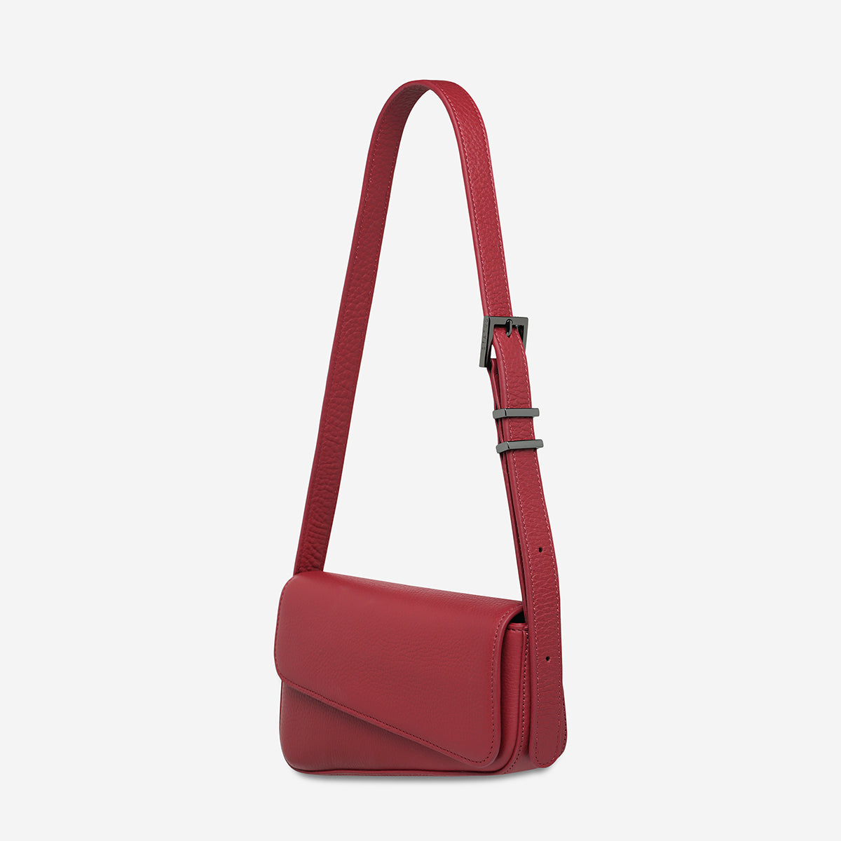 Status Anxiety Overnight Obsession Women's Leather Bag Rouge