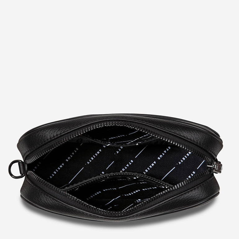 Status Anxiety Plunder With Webbed Strap Black