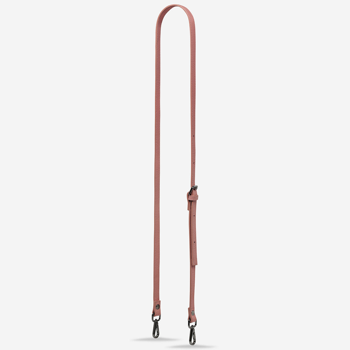 LEATHER STRAP THIN - dusty rose
