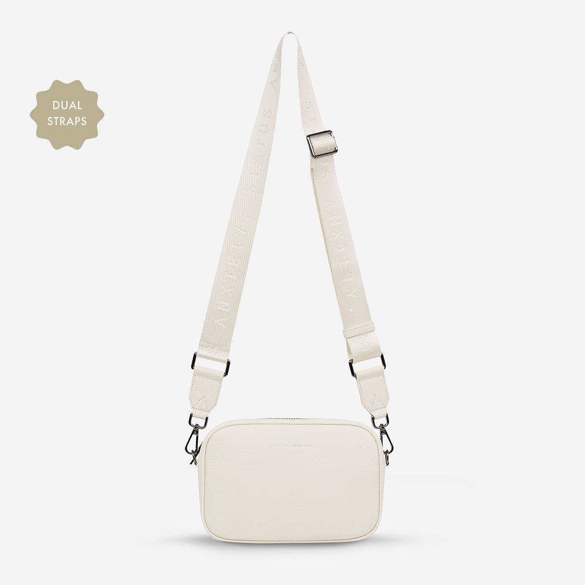 Plunder Bag With Dual Straps - Chalk