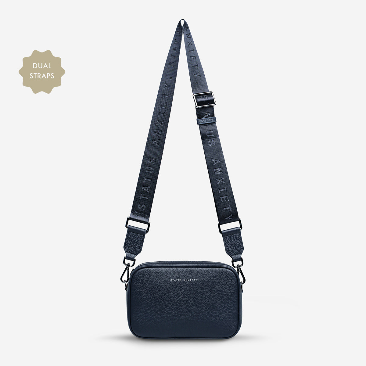 Status Anxiety Plunder With Dual Straps Midnight Blue