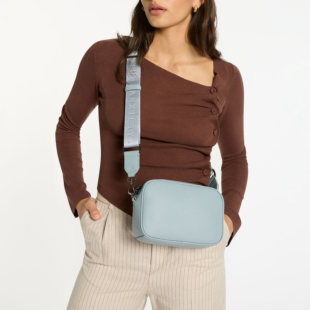 Webbed Status Medium Powder Blue Webbed Strap | Status Anxiety®