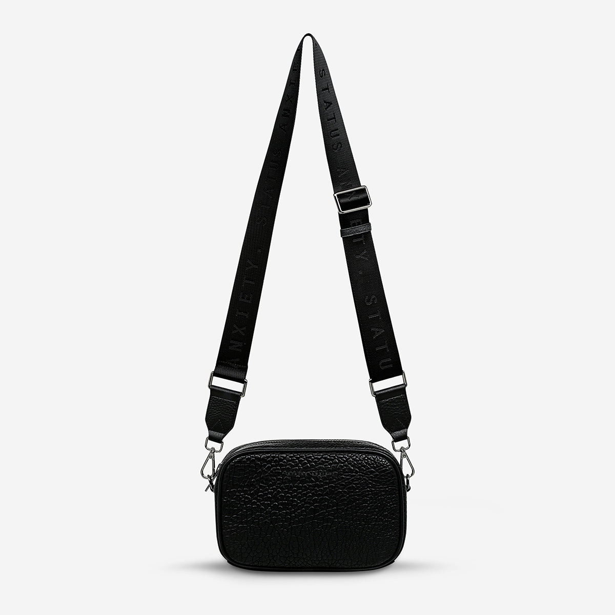 Status Anxiety Plunder With Webbed Strap Black Bubble