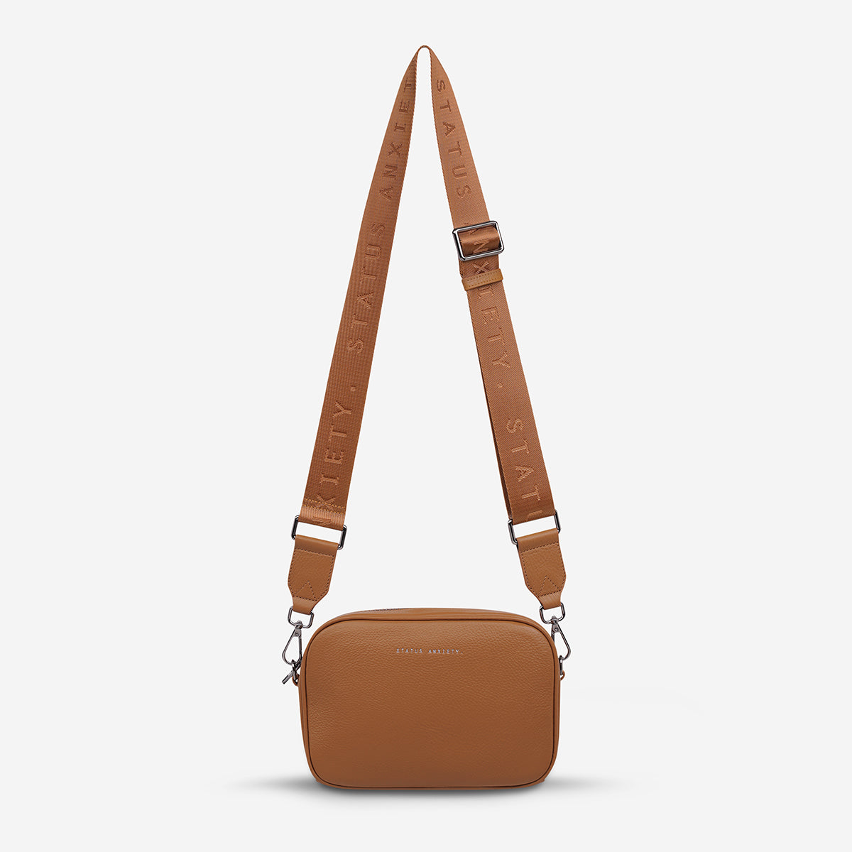 Plunder Bag With Webbed Strap - Camel