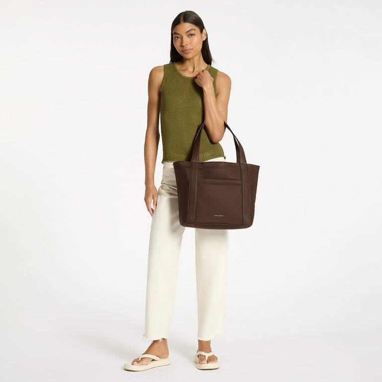 Status Anxiety Mikah Tote Bag Truffle Recycled