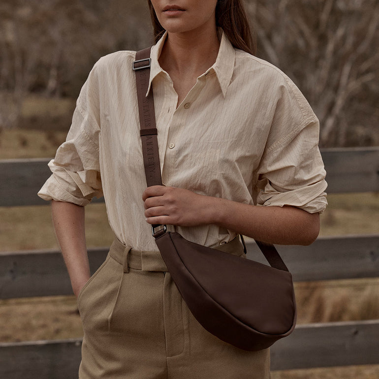 Status Anxiety Zuzu Crossbody Bag Truffle Recycled