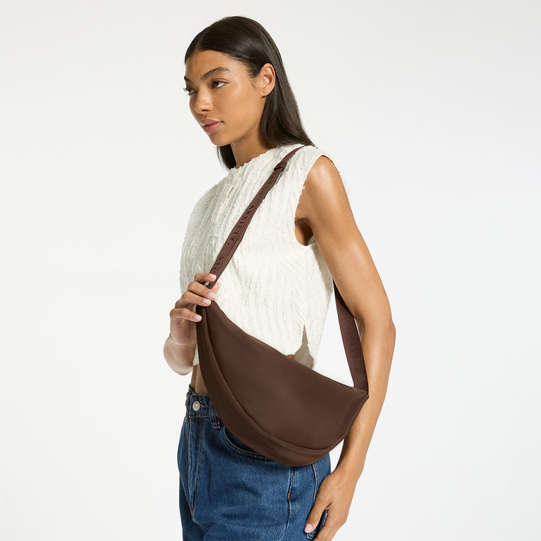 Status Anxiety Zuzu Crossbody Bag Truffle Recycled