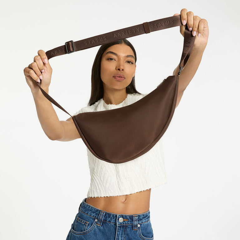 Status Anxiety Zuzu Crossbody Bag Truffle Recycled