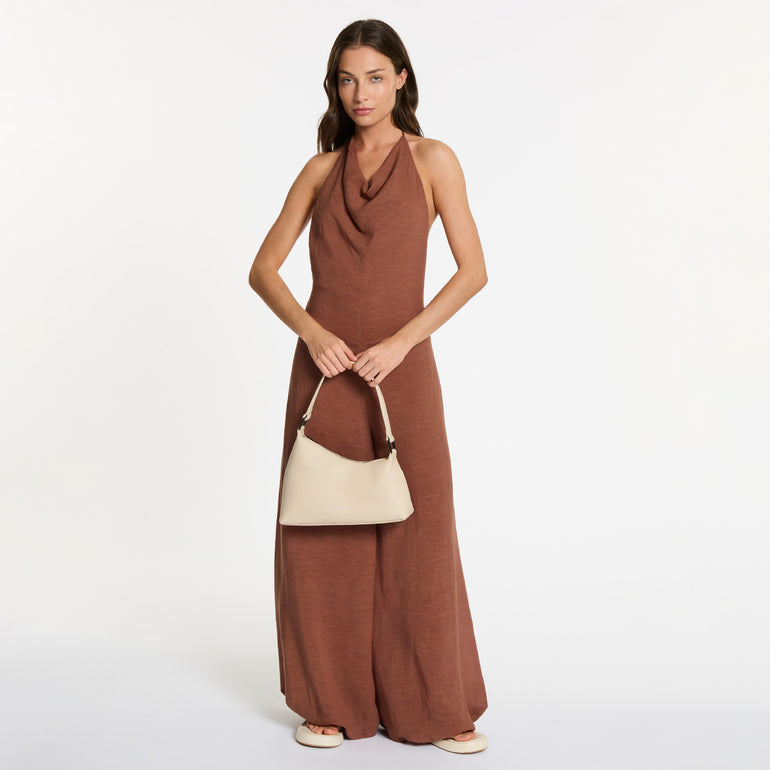 Status Anxiety Reverie Women's Leather Shoulder Bag Oat