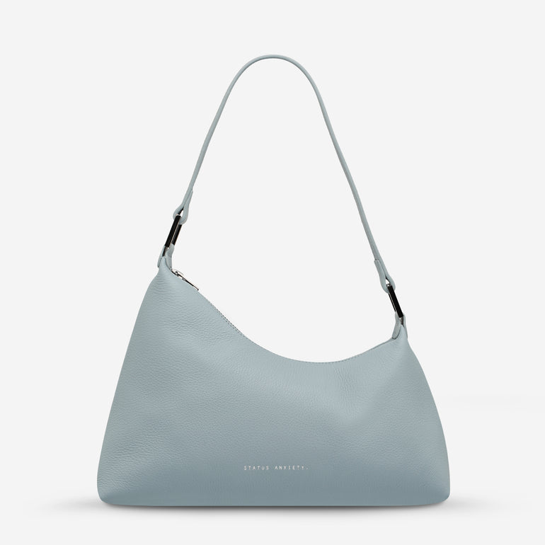 Status Anxiety Reverie Women's Leather Shoulder Bag Powder Blue