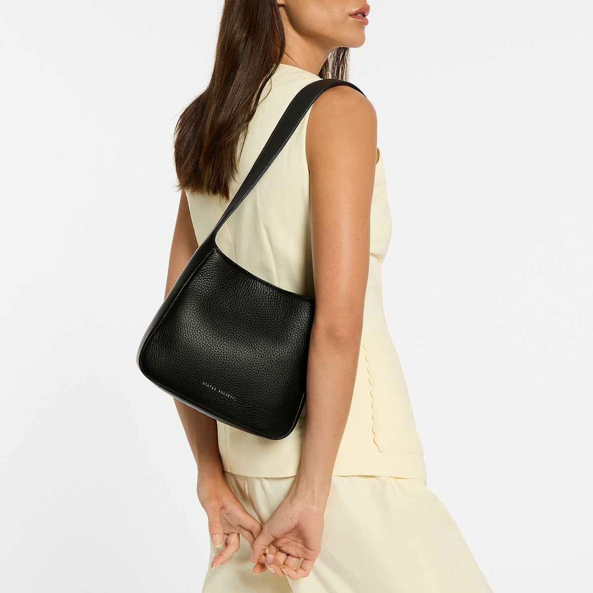Status Anxiety Slipping Away Women's Leather Bag Black