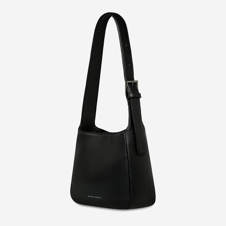 Status Anxiety Slipping Away Women's Leather Bag Black