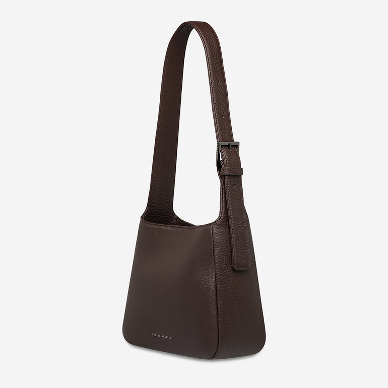 Status Anxiety Slipping Away Women's Leather Bag Cocoa