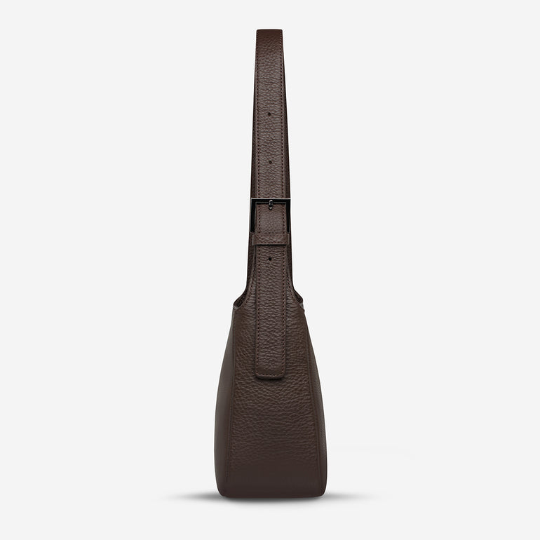 Status Anxiety Slipping Away Women's Leather Bag Cocoa