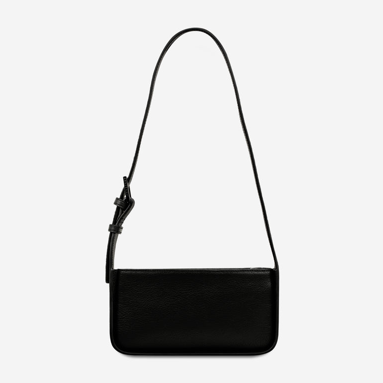 Status Anxiety State Of Mind Women's Leather Bag Black