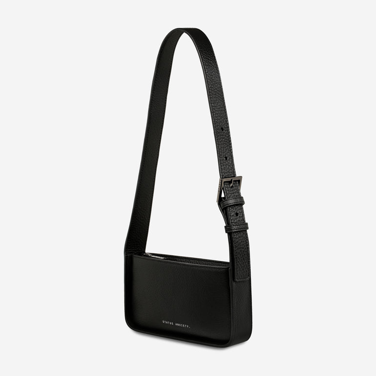 Status Anxiety State Of Mind Women's Leather Bag Black