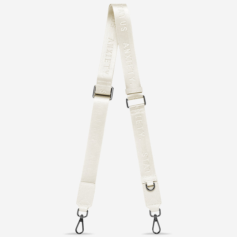 Status Anxiety Black Thin Web Strap for Bags