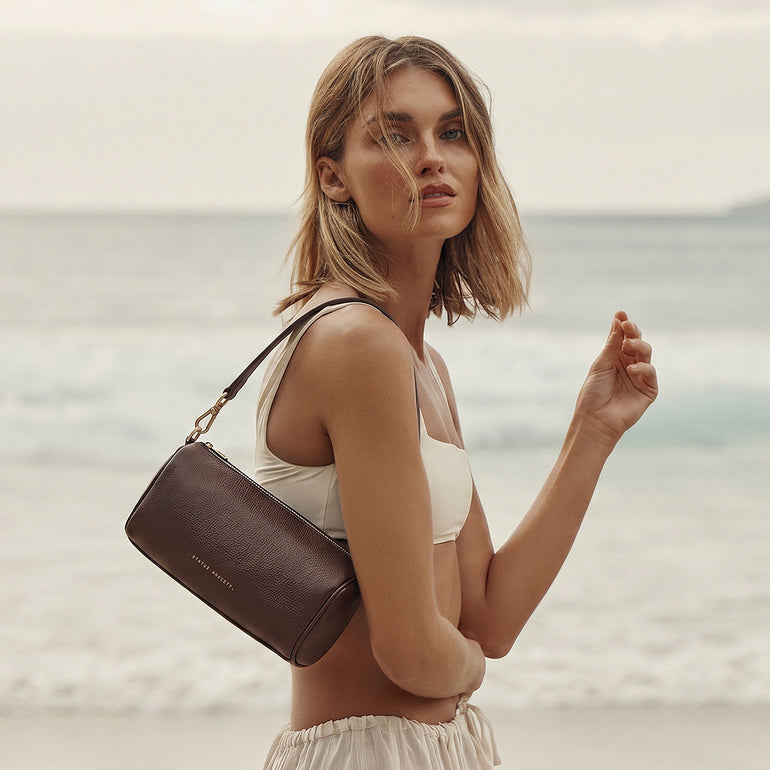 Status Anxiety Sunblind Women's Leather Bag Cocoa