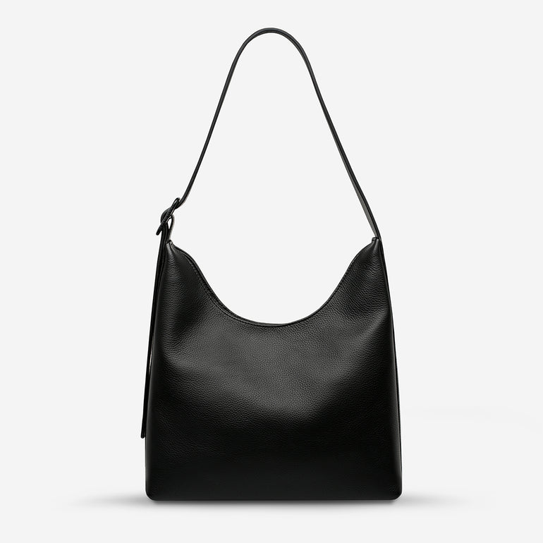 Status Anxiety Take You Higher Women's Leather Tote Bag Black