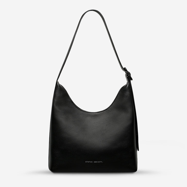 Status Anxiety Take You Higher Women's Leather Tote Bag Black