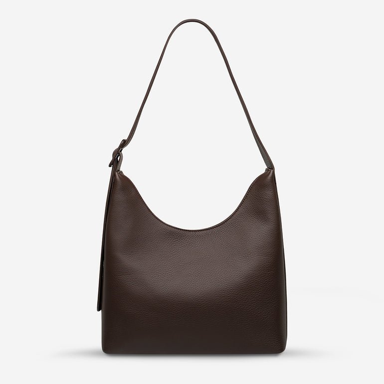 Status Anxiety Take You Higher Women's Leather Tote Bag Cocoa