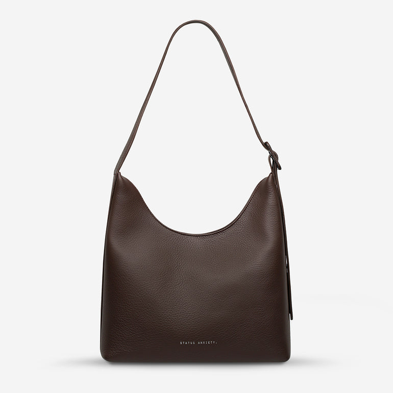 Status Anxiety Take You Higher Women's Leather Tote Bag Cocoa