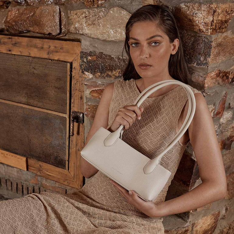 Status Anxiety The Lost Leather Bag Chalk