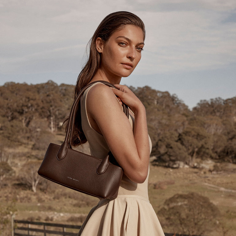 Status Anxiety The Lost Leather Bag Cocoa