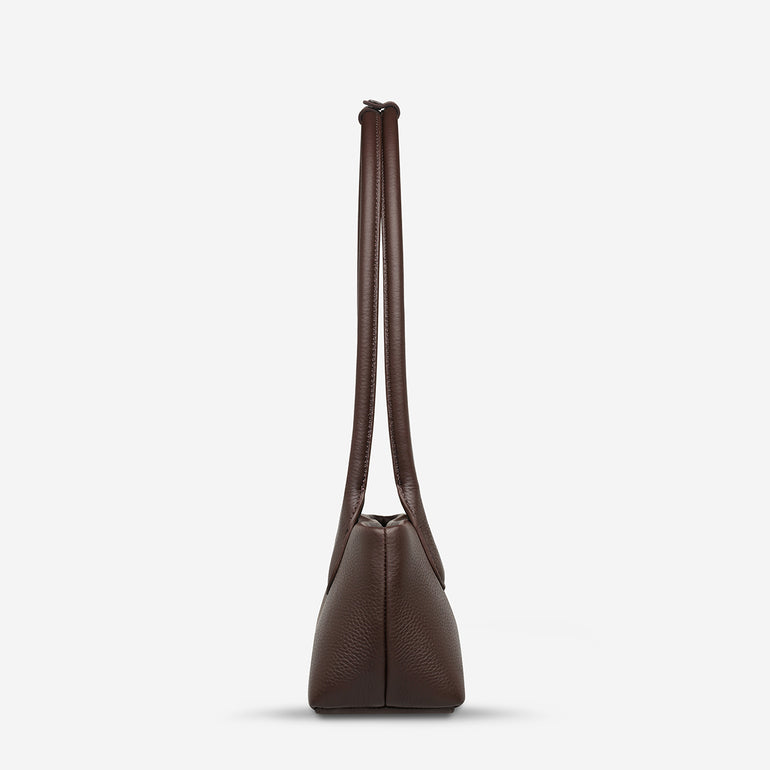 Status Anxiety The Lost Leather Bag Cocoa