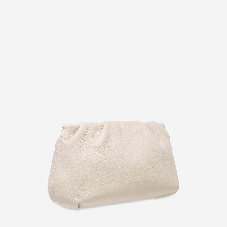 Status Anxiety The Moment Women's Leather Clutch Oat