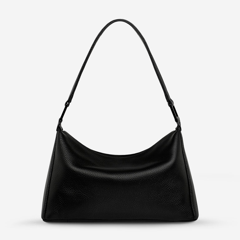 Status Anxiety Think Twice Women's Leather Bag Black