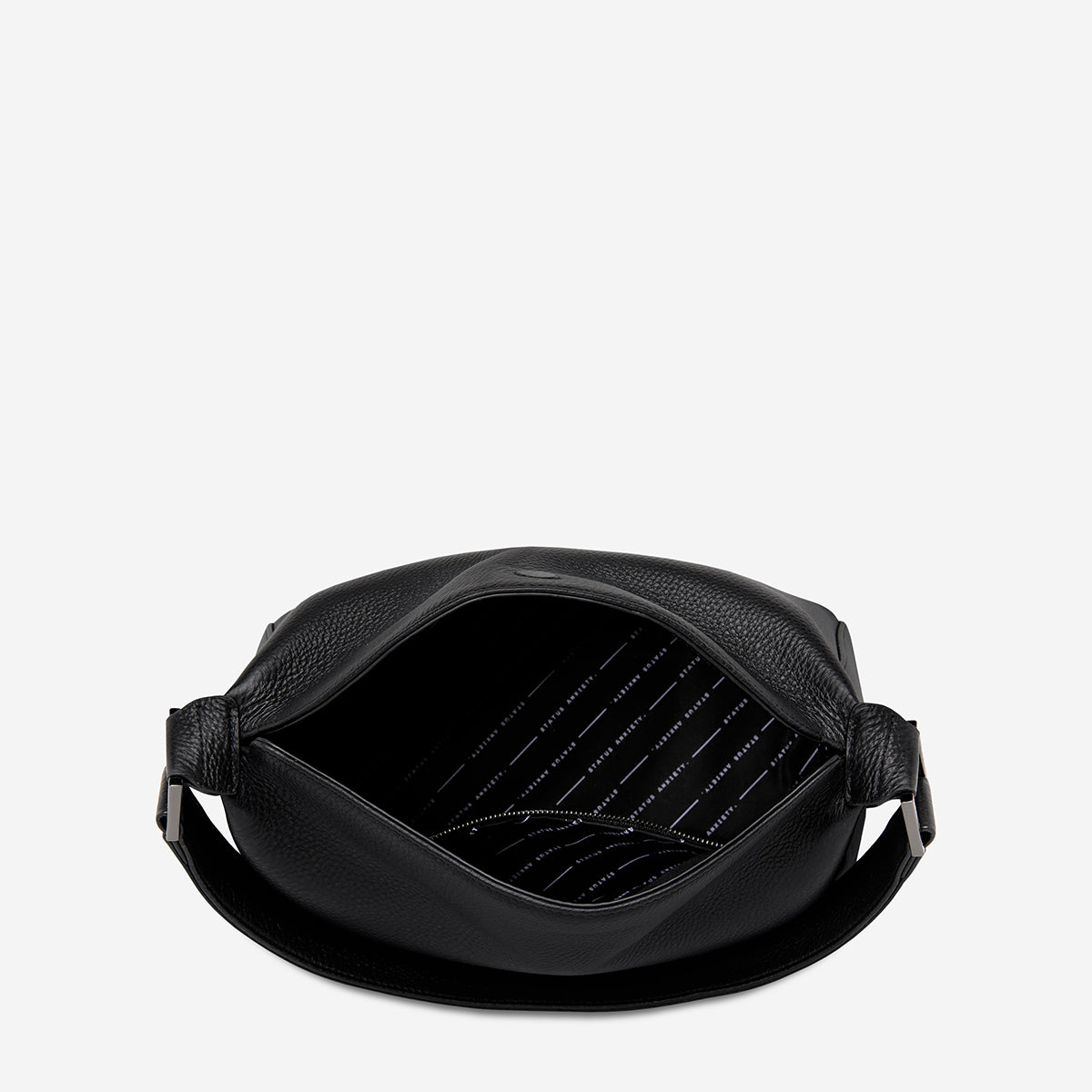 Status Anxiety Think Twice Women's Leather Bag Black