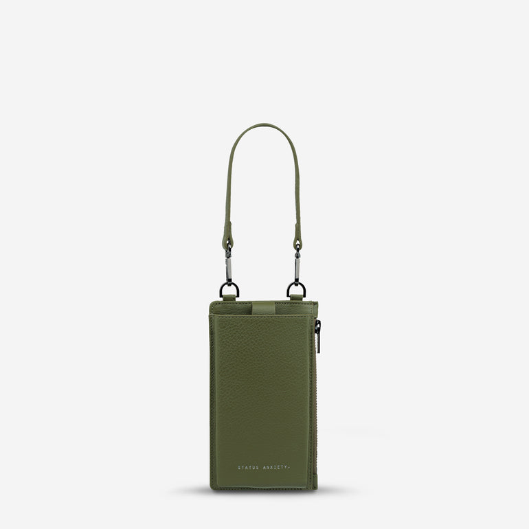 Status Anxiety Voyager Women's Leather Bag Khaki