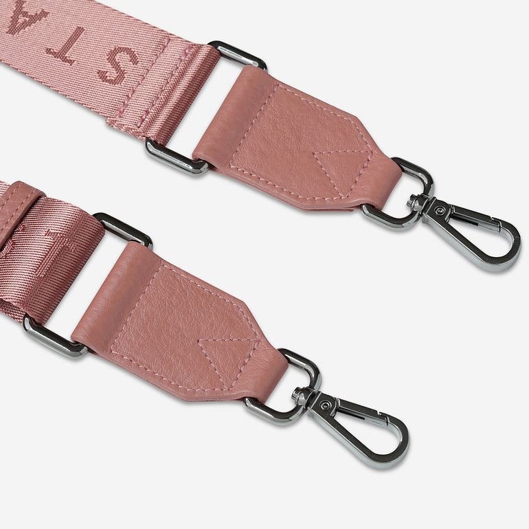 Status Anxiety Dusty Rose Web Strap for Bags