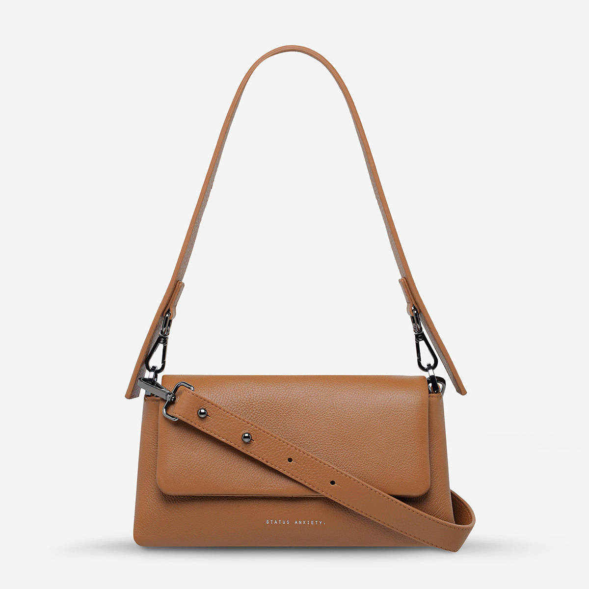 Zenith Women's Camel Leather Bag | Status Anxiety®