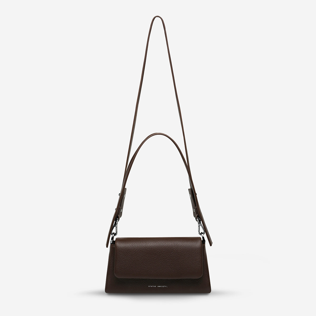Zenith Women's Cocoa Leather Bag | Status Anxiety®