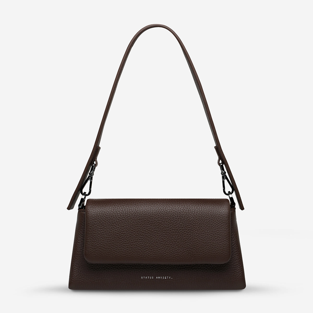 Zenith Women's Cocoa Leather Bag | Status Anxiety®