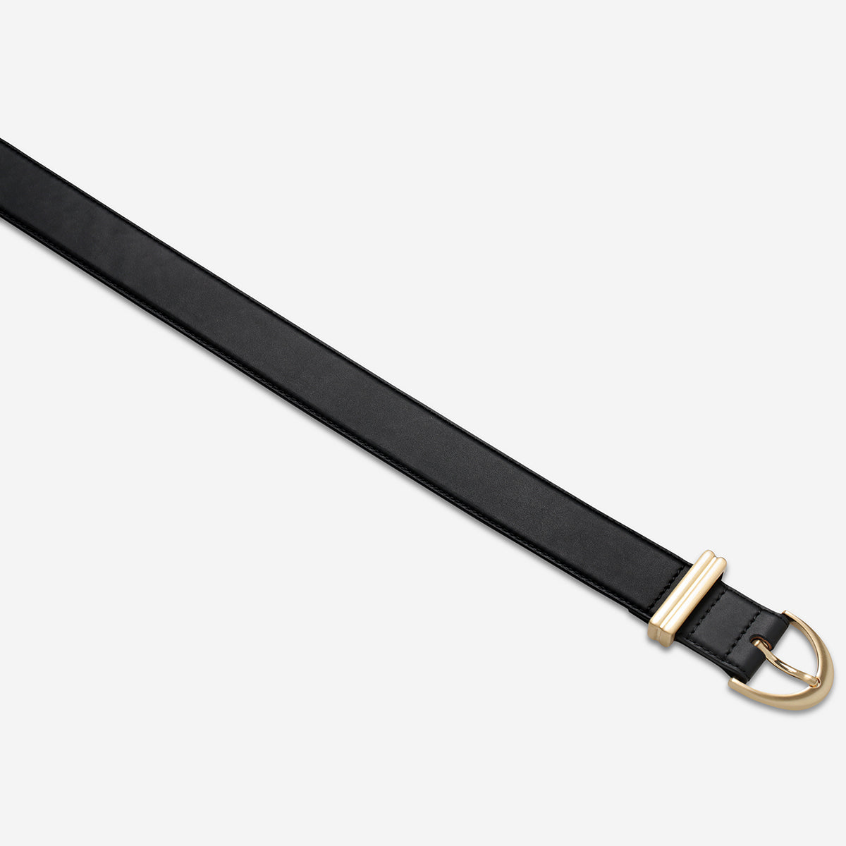 Status Anxiety Under Your Spell Women's Leather Belt Black/Gold