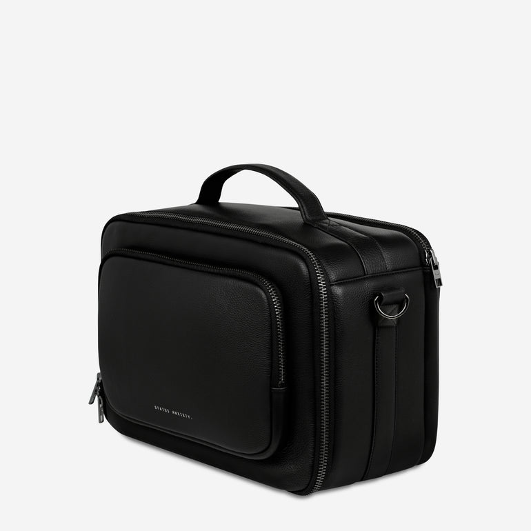  Status Anxiety Nostalgia Leather Camera Bag Black